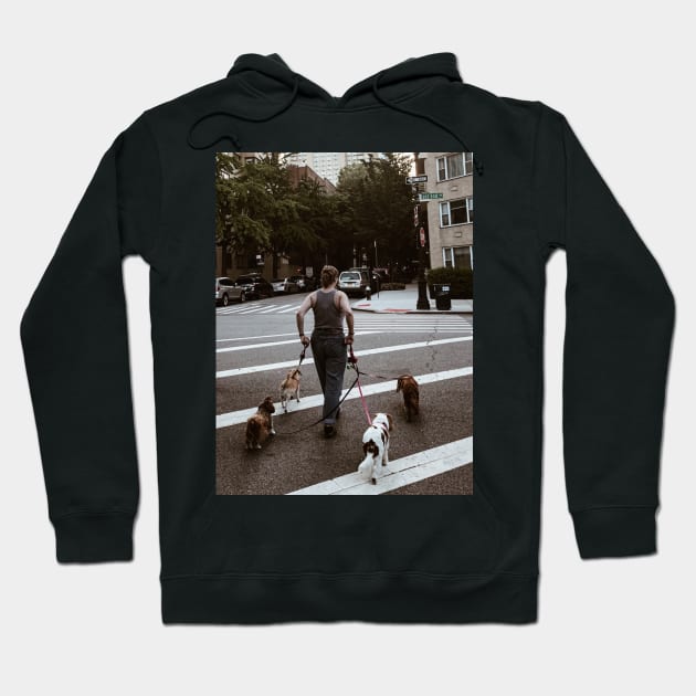 Dog sitter, Manhattan, New York City Hoodie by eleonoraingrid